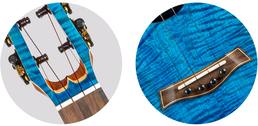 Comet EQ-A Blue Tenor Ukulele