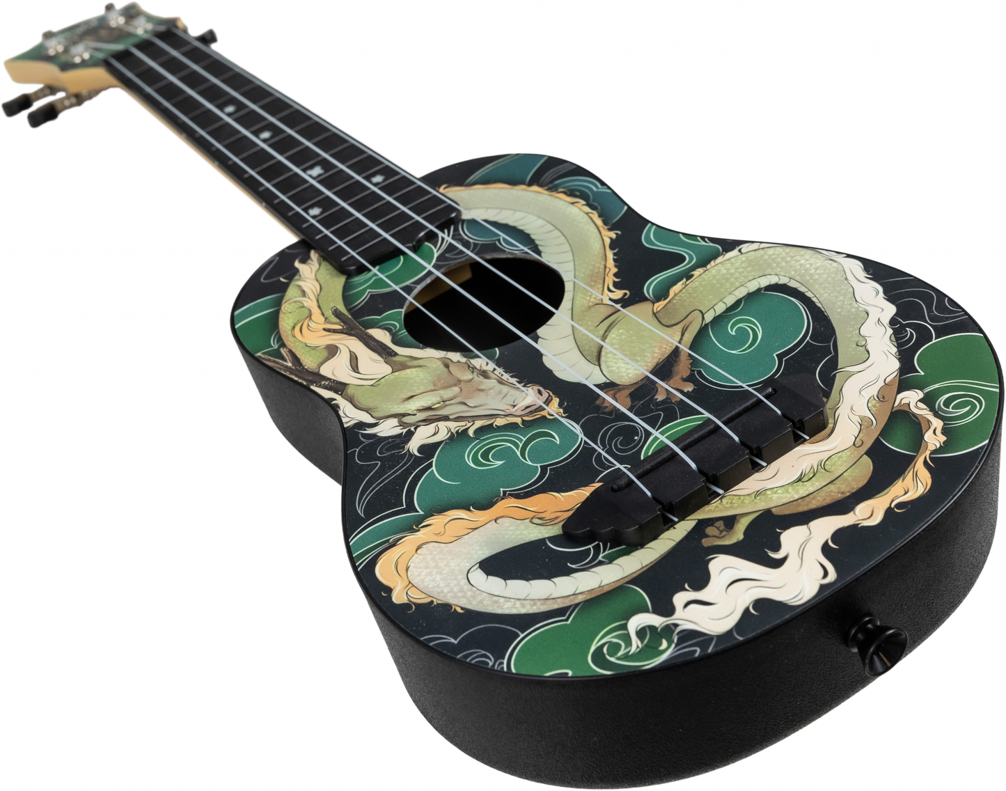 TUS-JADE DRAGON Soprano Travel Ukulele