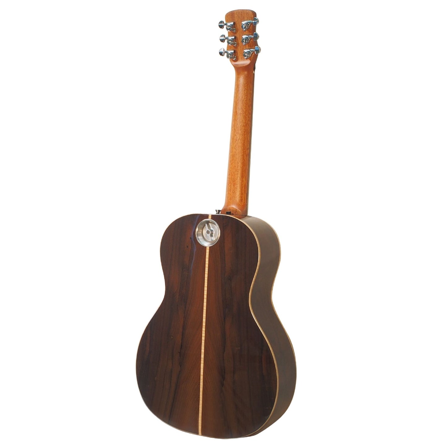 Western Cedar Top, Solid Zircote Back 13-Fret Parlor Travel Guitar