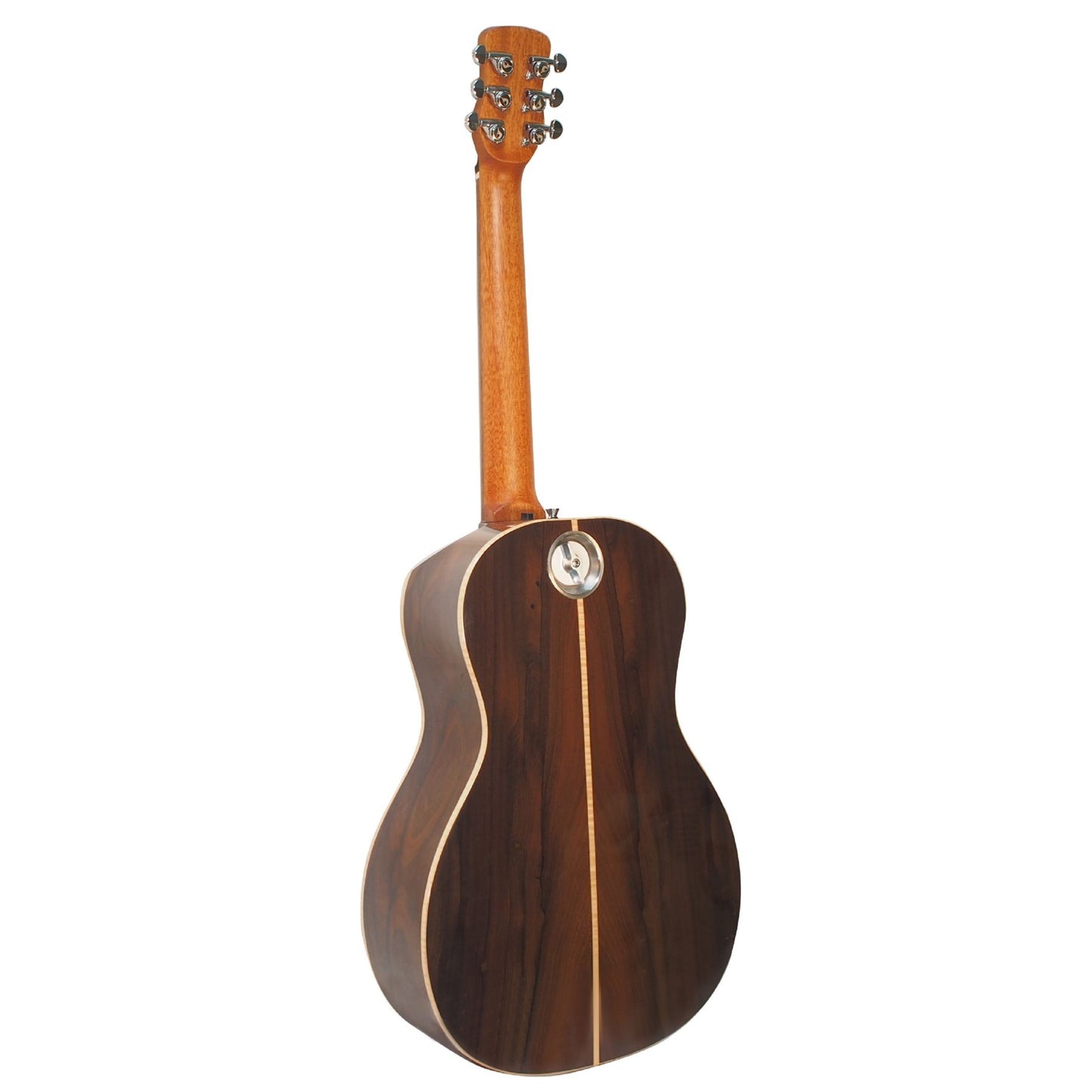 Western Cedar Top, Solid Zircote Back 13-Fret Parlor Travel Guitar