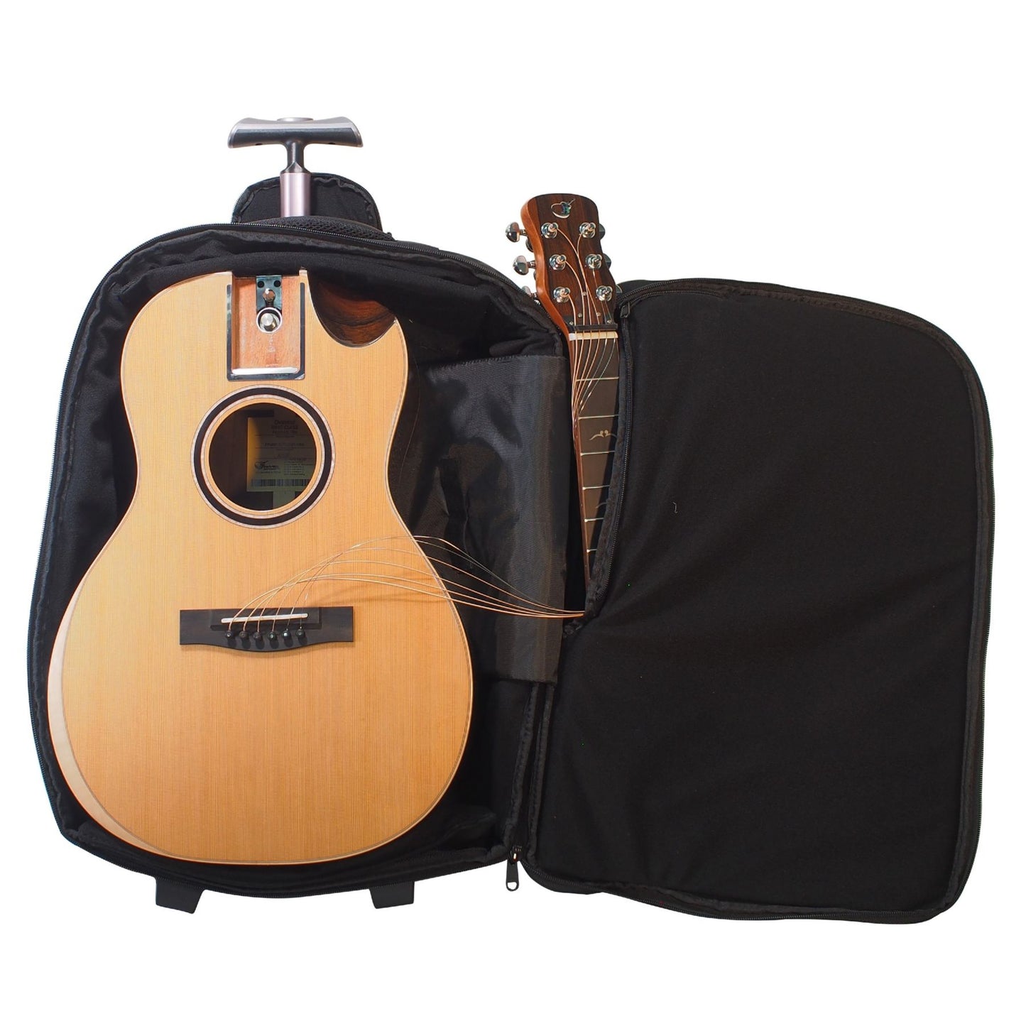 Western Cedar Top, Solid Zircote Back 13-Fret Parlor Travel Guitar
