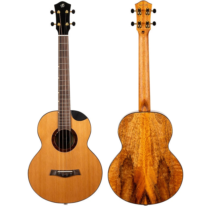 Lily - Bariton-ukulele med stål-strenger