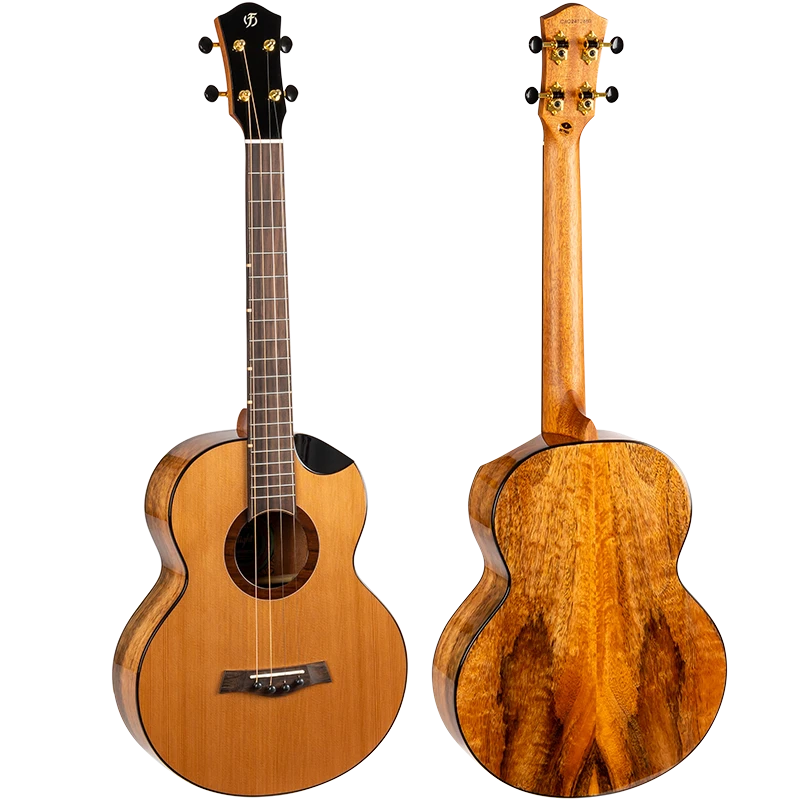Lily - Bariton-ukulele med stål-strenger