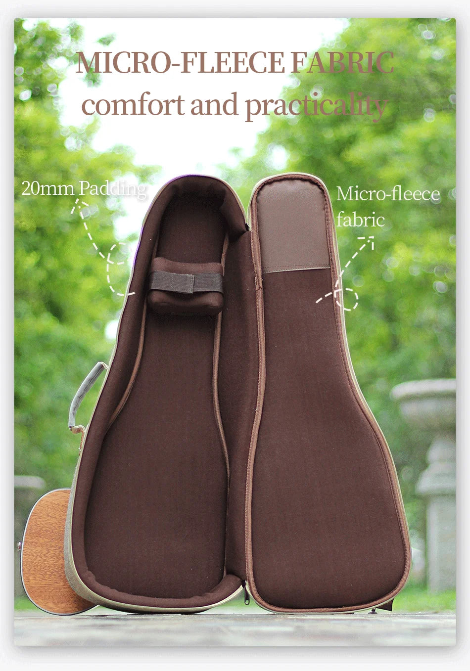 Kraftig Ukulelebag