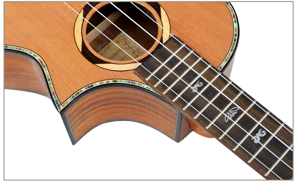 💥 BLACK FRIDAY-KUPP! Smiger K33S-27 Tenor Ukulele (Solid Sedertre & Koa)