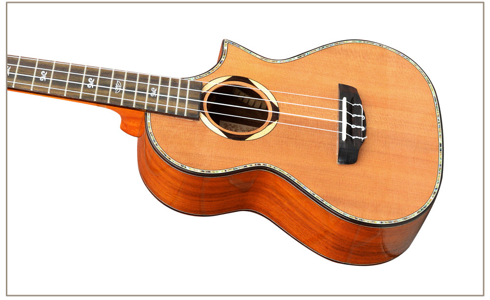 💥 BLACK FRIDAY-KUPP! Smiger K33S-27 Tenor Ukulele (Solid Sedertre & Koa)