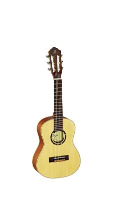 1/4 størrelse klassisk gitar - Gran - Natural Satin Finish.