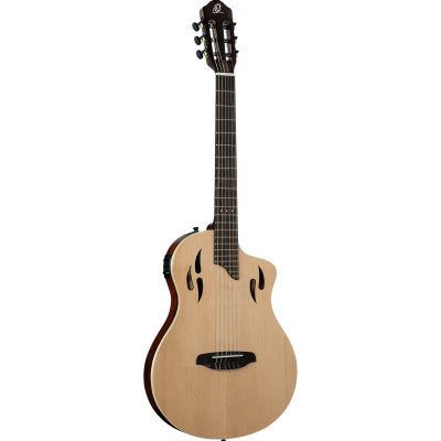Klassisk gitar med mik, Thin body, Slim neck, Gloss Natural Finish