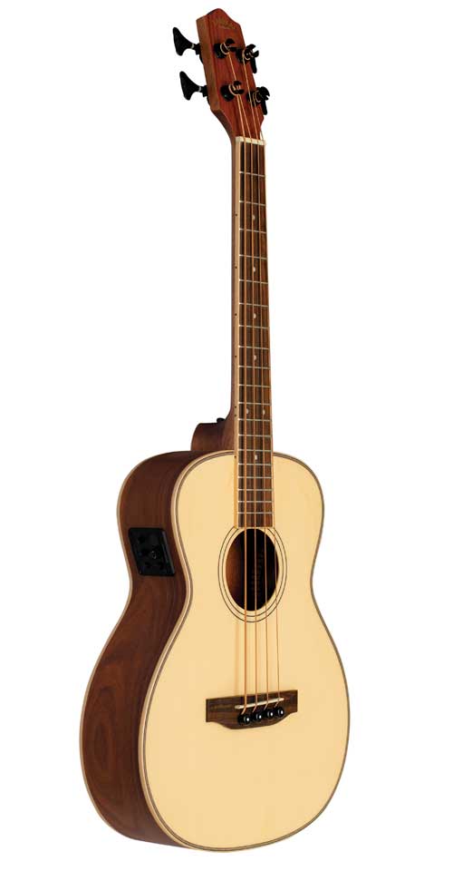 Lanikai SPST-EBU – Kompakt akustisk reisebass (Solid Spruce)