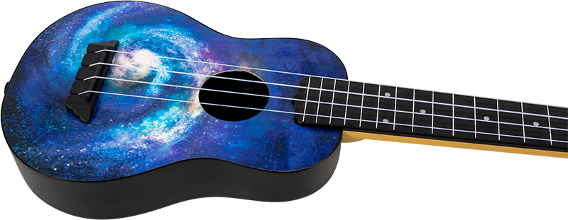 TUSL40 SPACE Travel Concert Scale Soprano Ukulele