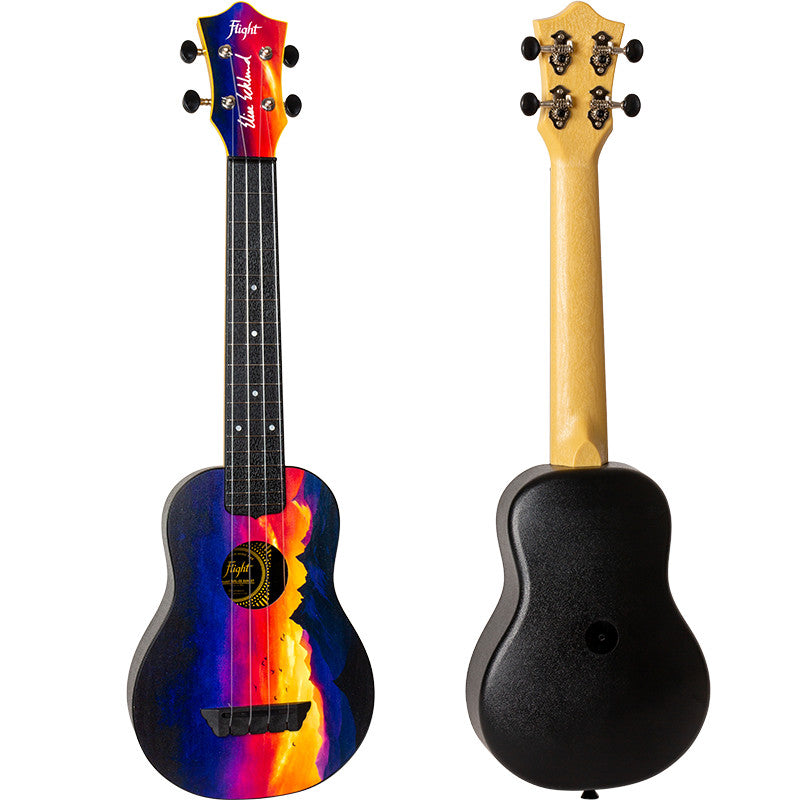 TUSL-EE SUNSET Elise Ecklund Signature Concert Scale Soprano Travel Ukulele