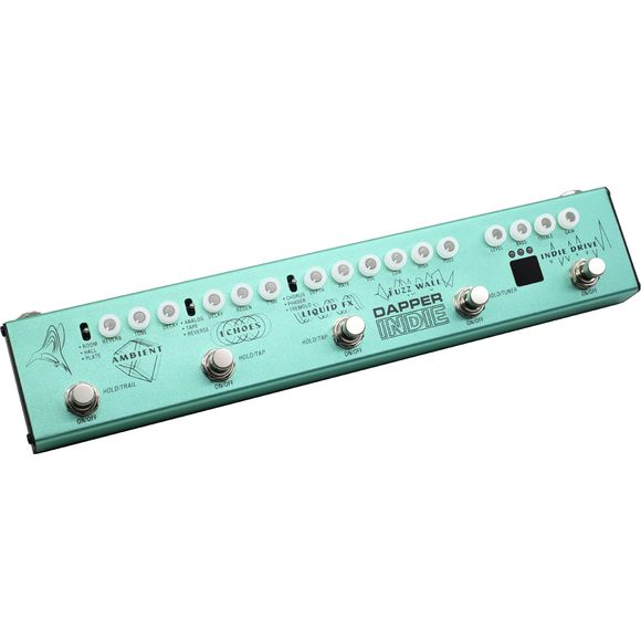 VES-5 Dapper Indie gitar-multieffekt-pedalboard