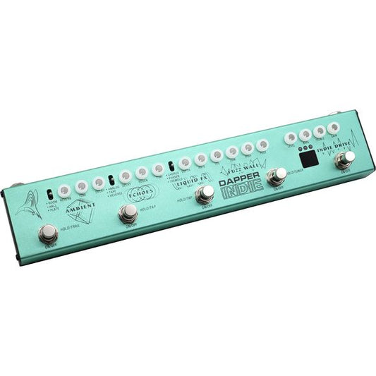 VES-5 Dapper Indie gitar-multieffekt-pedalboard