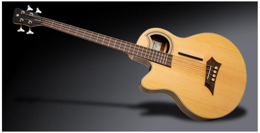 RockBass Alien Deluxe Hybrid Thinline, 4-String