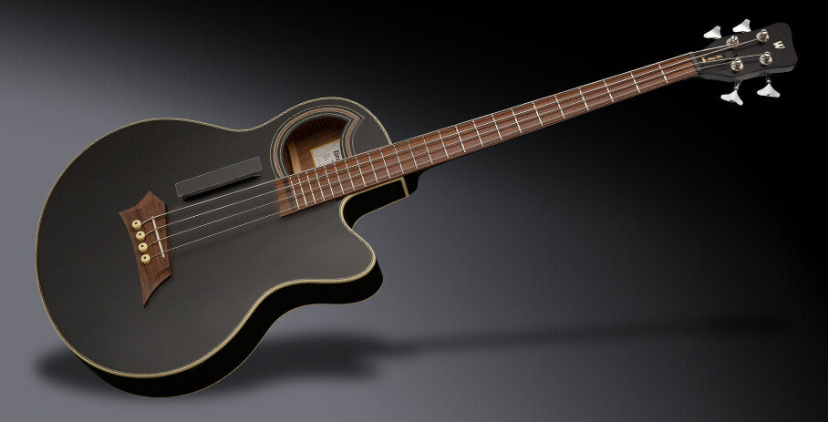 Warwick RockBass Alien Deluxe Hybrid Thinline, 4-String, Black