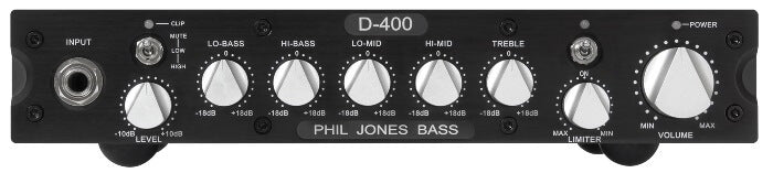 Phil Jones Bass D-400 Compact Bass Amp Head - Bass Amp, 350 Watt