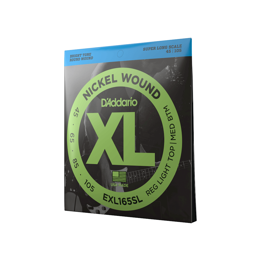 XL Nickel Wound - 4 strings - Super Long Scale