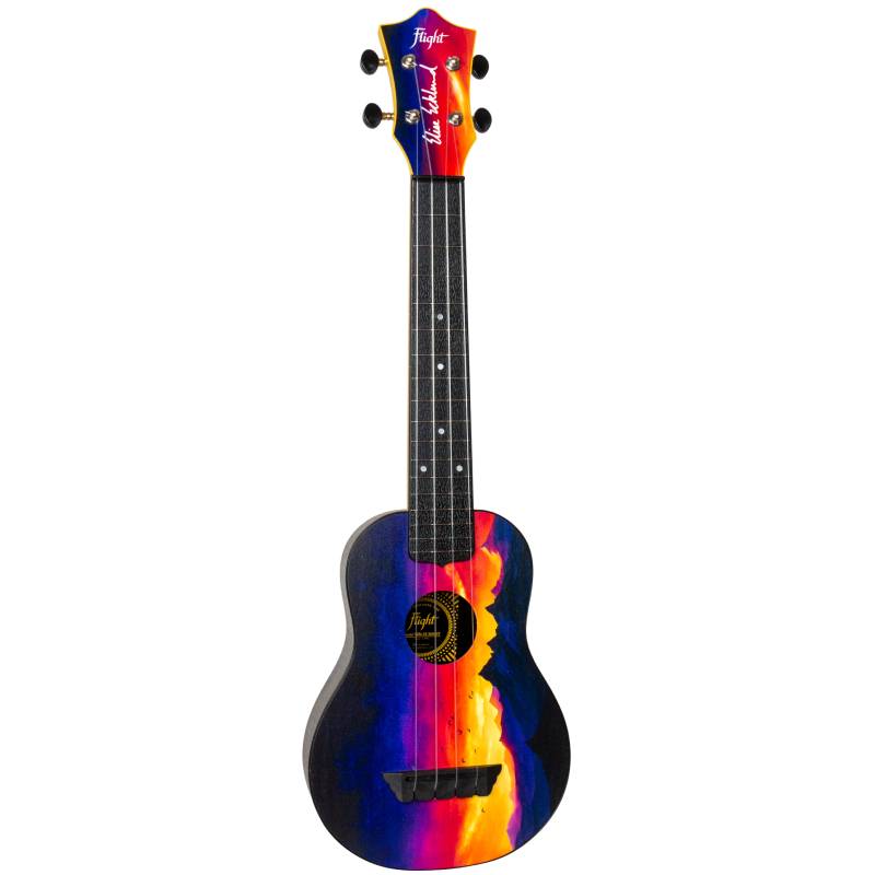 TUSL-EE SUNSET Elise Ecklund Signature Concert Scale Soprano Travel Ukulele