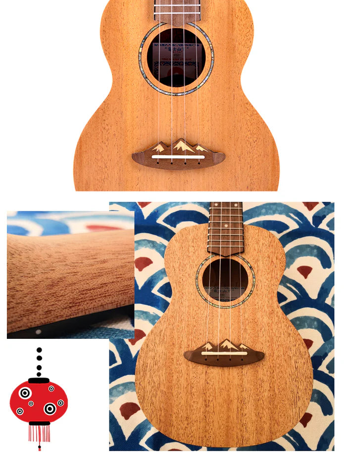 JAPAN - MOUNTAIN FUJI - SOLID TOP MAHOGANY