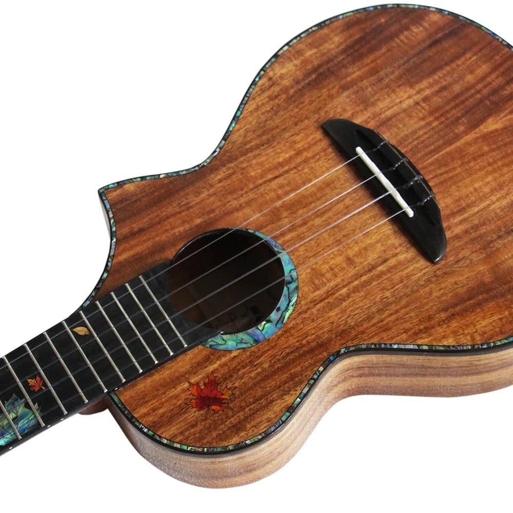Månelignende rosett - Konsert-ukulele