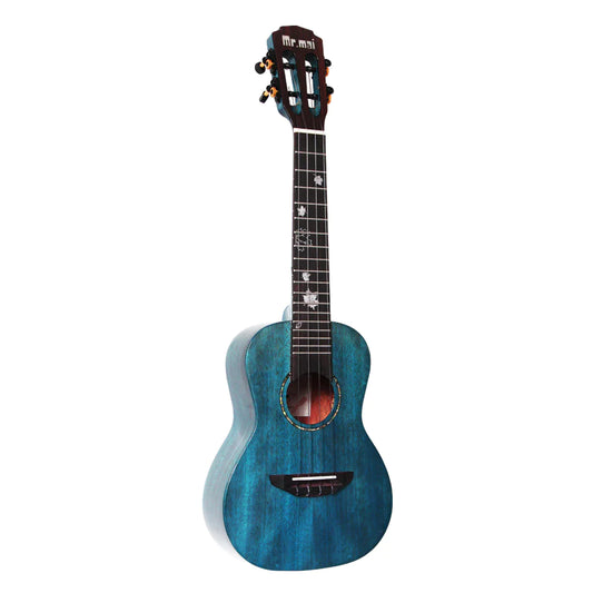 Fargerik solid mahogni - Konsert-ukulele