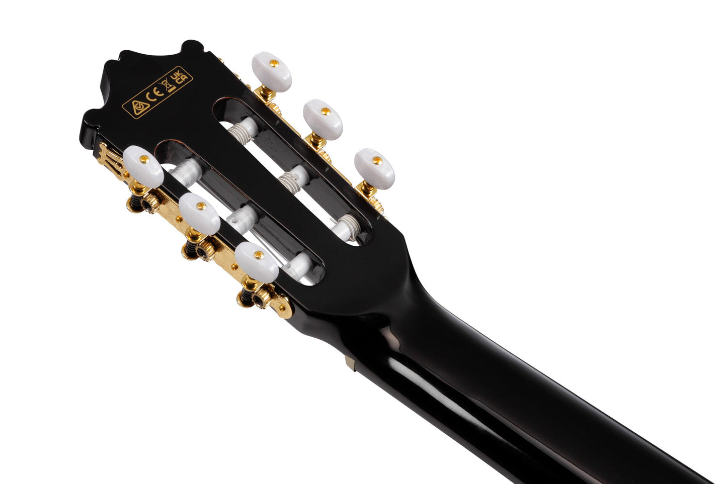 Klassisk gitar - Black High Gloss
