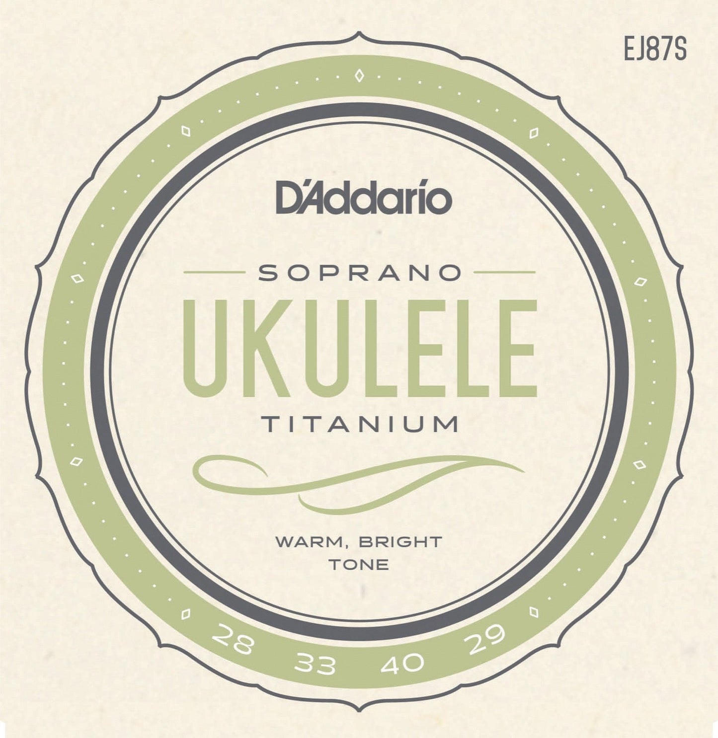 D'Addario EJ87S Titanium - Sopran