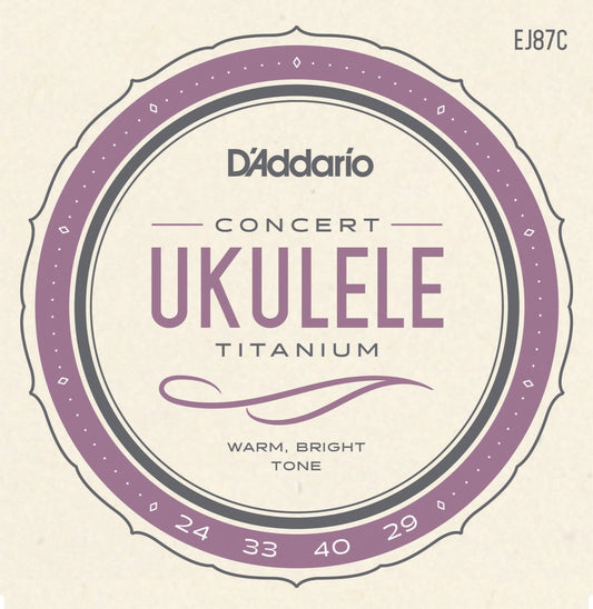 Titanium - Strenger til konsert-ukulele