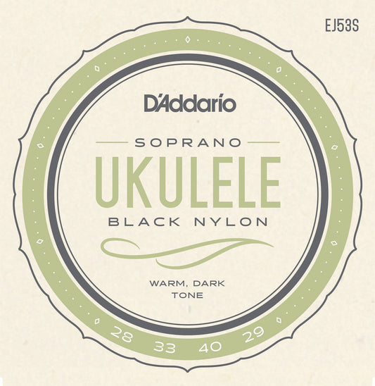 D'Addario - Black Nylon - Sopran - EJ53S