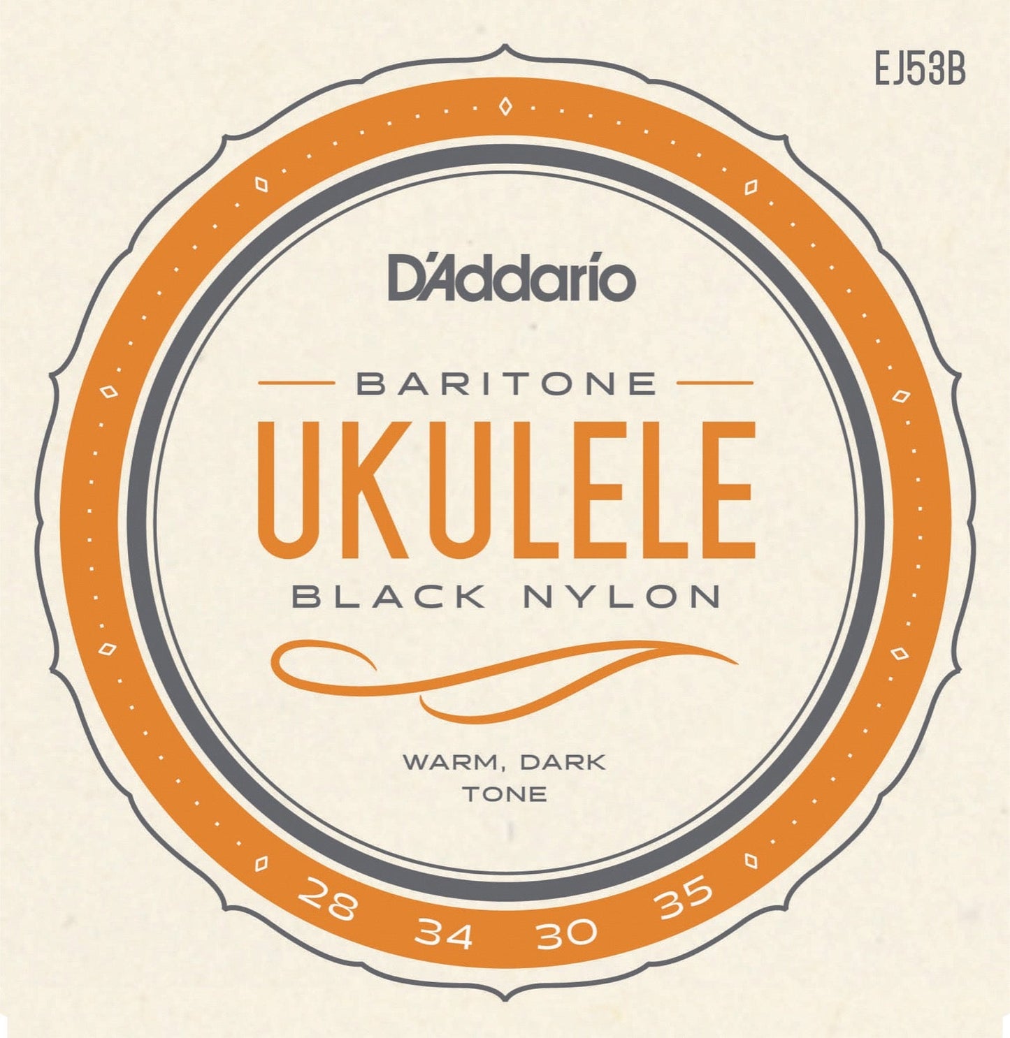 Black Nylon - Strenger til bariton-ukulele